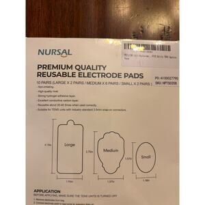 New 3 type electrode pads for TENS/PEMS etc